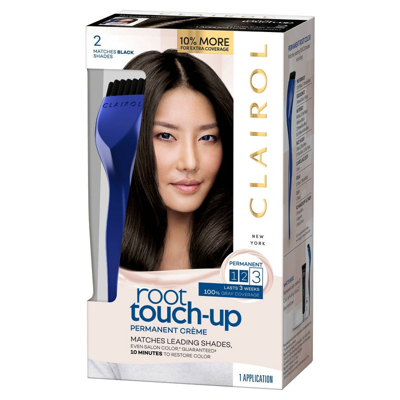 Clairol Root Touch-Up Permanent Hair Color - 2 Black - 1 Kit