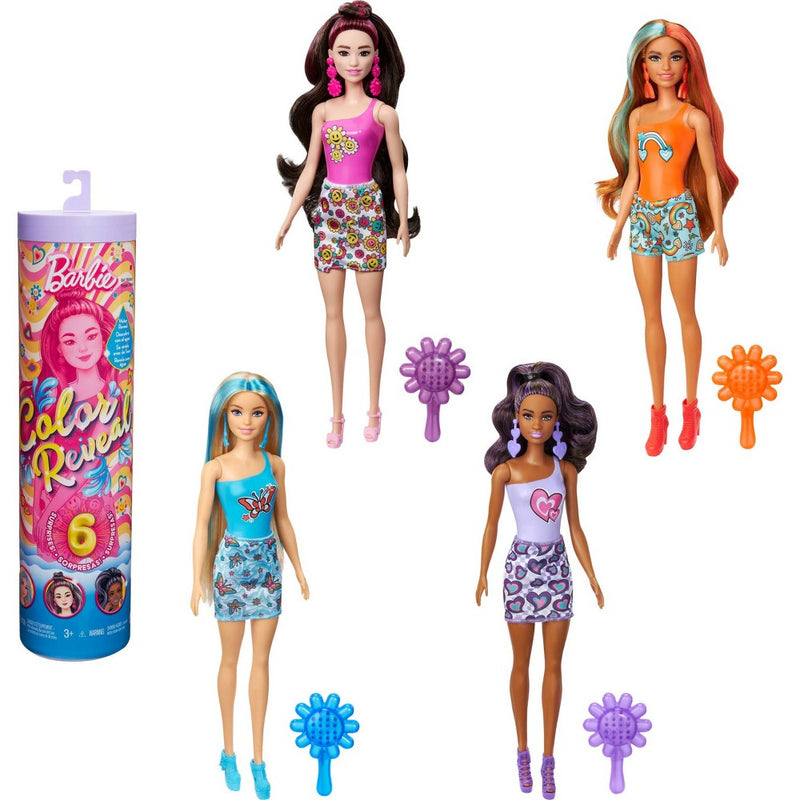 Barbie Color Reveal Rainbow-Inspired Series Doll & Accessories