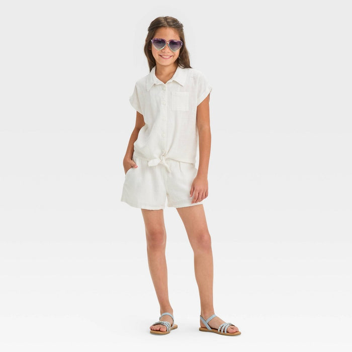 Girls' Heart Sunglasses - Cat & Jack Purple/Blue