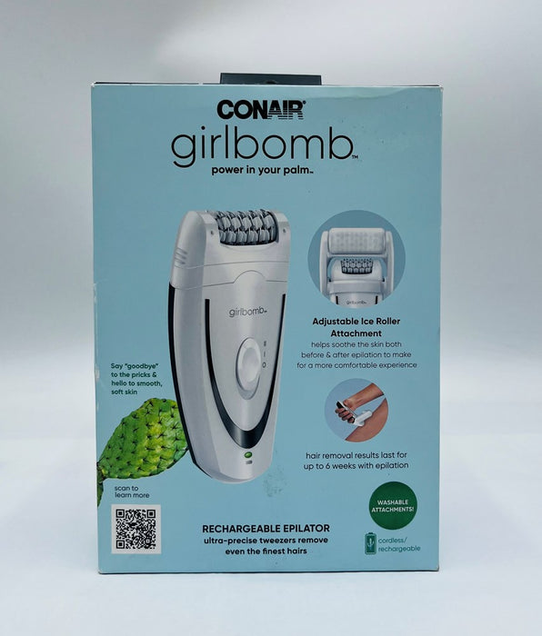 Conair GIRLBOMB Rechargeable Epilator - SEE DETAILS