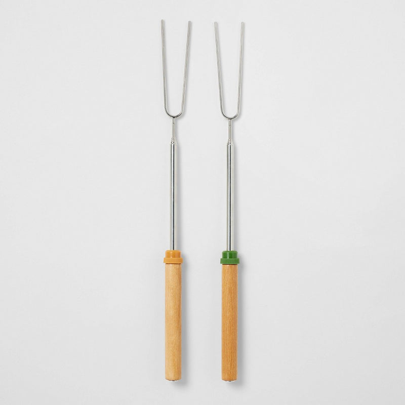 Rotisserie Stainless Steel Roasting Fork 2ct - Embark