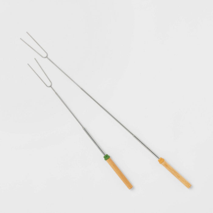 Rotisserie Stainless Steel Roasting Fork 2ct - Embark