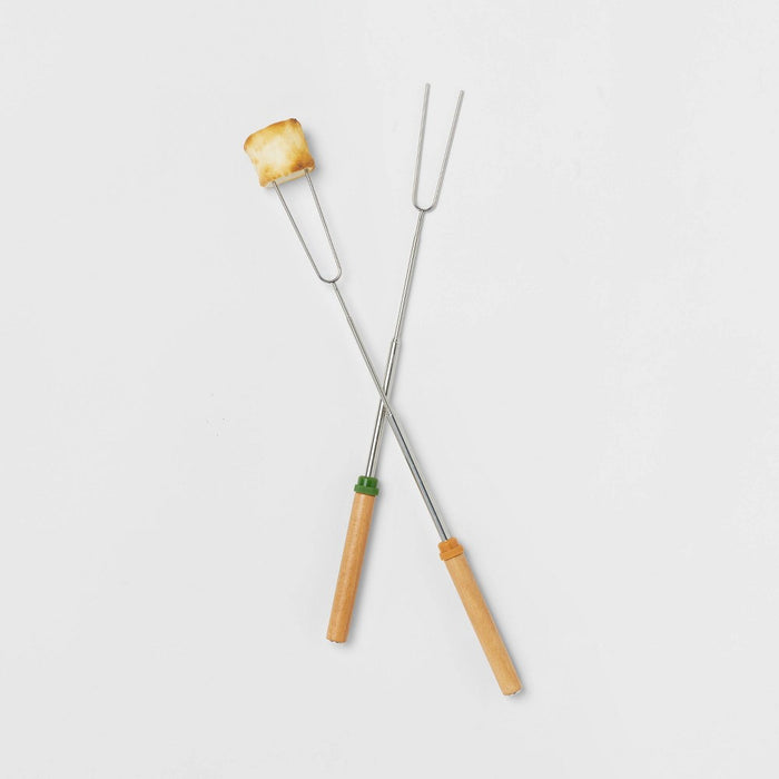 Rotisserie Stainless Steel Roasting Fork 2ct - Embark