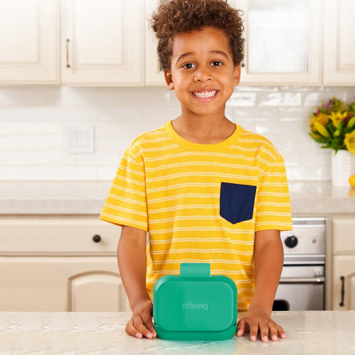 Bentgo Kids' Snack Leak-proof Storage Container Green/Navy