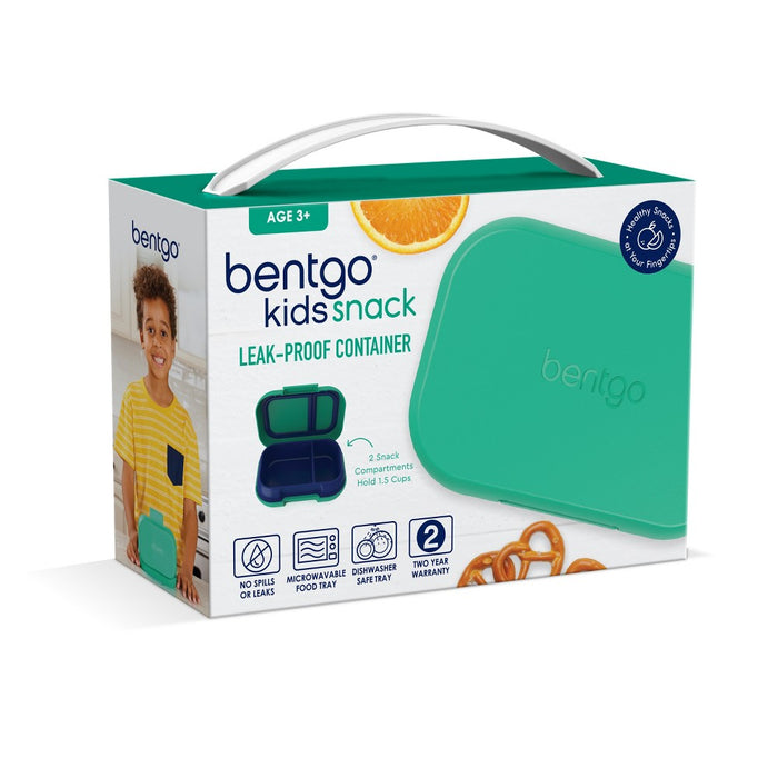 Bentgo Kids' Snack Leak-proof Storage Container Green/Navy