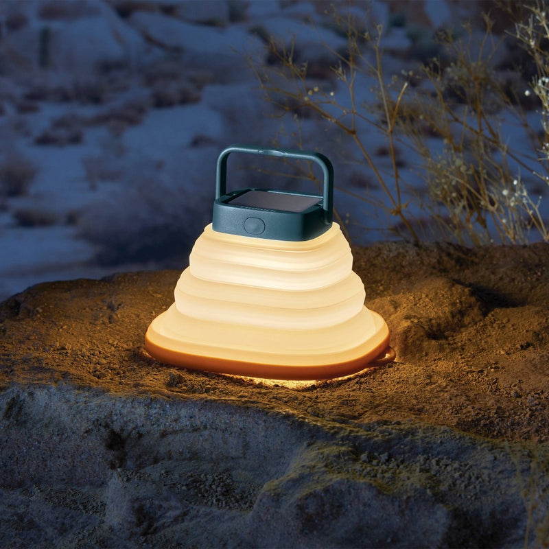 Rechargeable LED Collapsible Portable Camp Lantern Orange - Embark?