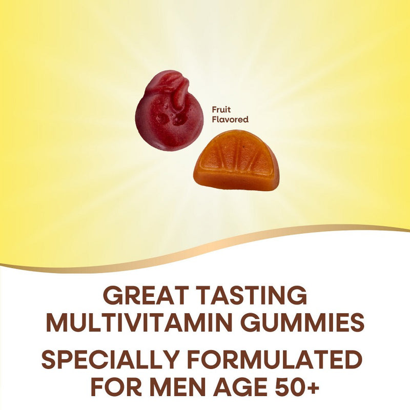 Nature's Way Alive! Men's 50+ Gummy Multivitamins- 60ct -EXP: 08/2025
