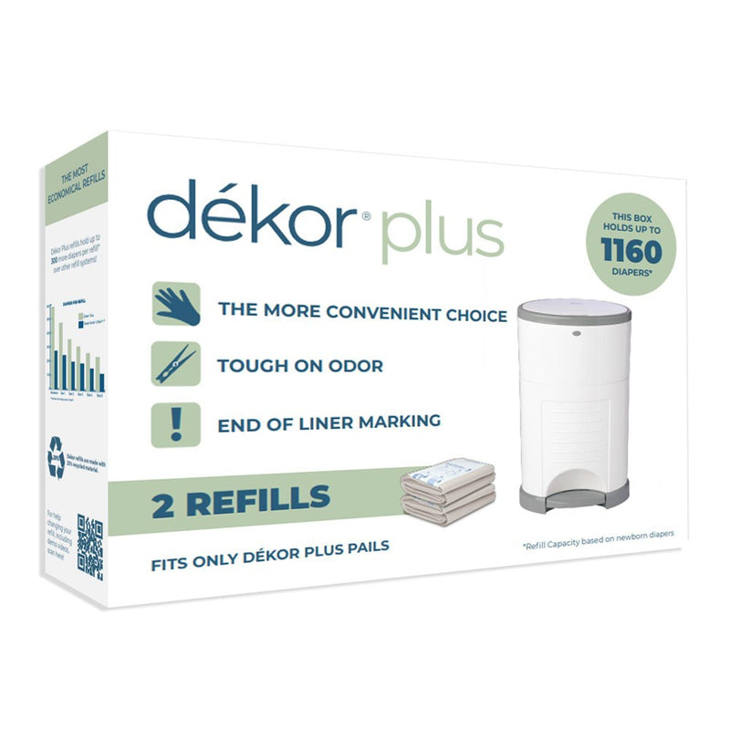 Dekor Plus Diaper Pail Refills - 2pk