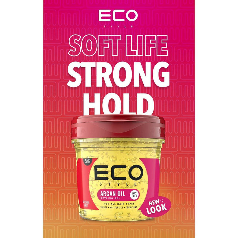 ECO STYLE Anti-Frizz Gel Argan Oil - 32 fl oz