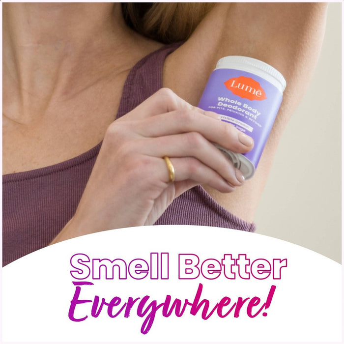 Lume Whole Body Women's Deodorant - Invisible Cream Stick - Aluminum Free - Soft Powder Scent - 2.2oz