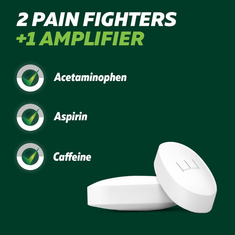 Excedrin Extra Strength Pain Reliever Caplets - Acetaminophen/Aspirin (NSAID) - 100ct
