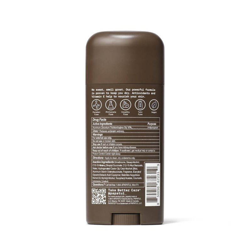 Papatui 48-Hour Antiperspirant Lush Coconut - 2.6oz - From Dwayne "The Rock" Johnson