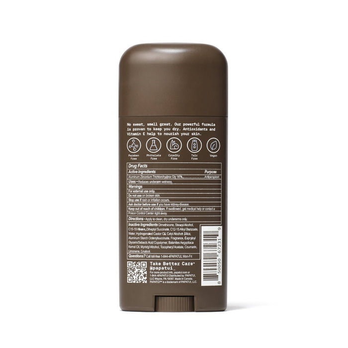 Papatui 48-Hour Antiperspirant Lush Coconut - 2.6oz - From Dwayne "The Rock" Johnson