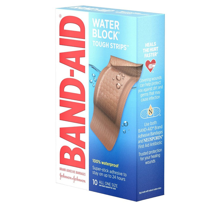 Band-Aid Tough Strip Waterproof - 10ct