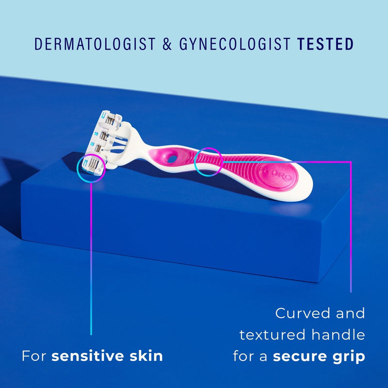 Schick Women's Hydro Silk Pubic Disposable Razor - Trial Size - 3ct