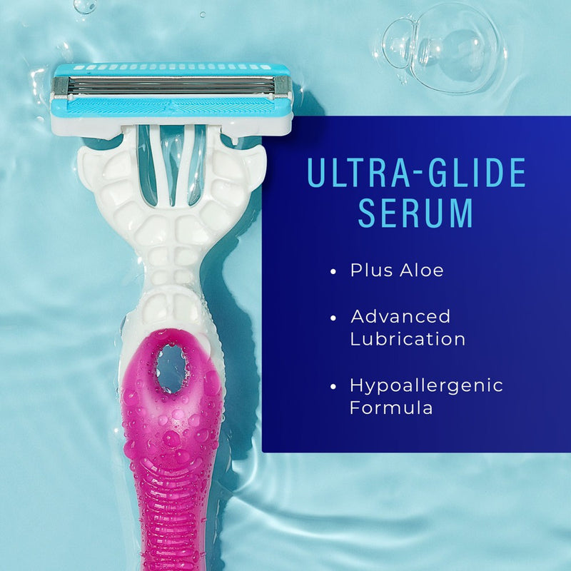 Schick Women's Hydro Silk Pubic Disposable Razor - Trial Size - 3ct