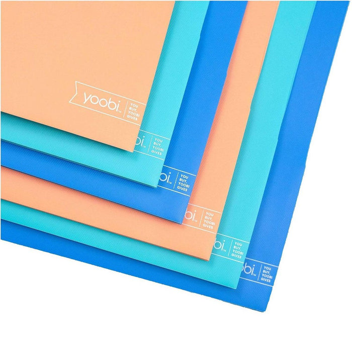 2 Pocket Plastic Folder with Prong Fasteners Pink - Yoobi