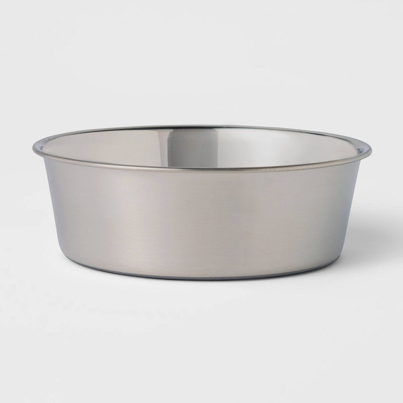 Non-Skid Stainless Steel Dog Bowl - 6 Cup - Boots & Barkley