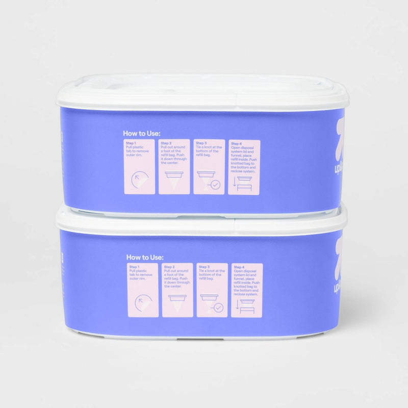 Litter Pail Refills Cat Waste - 2pk - up & up