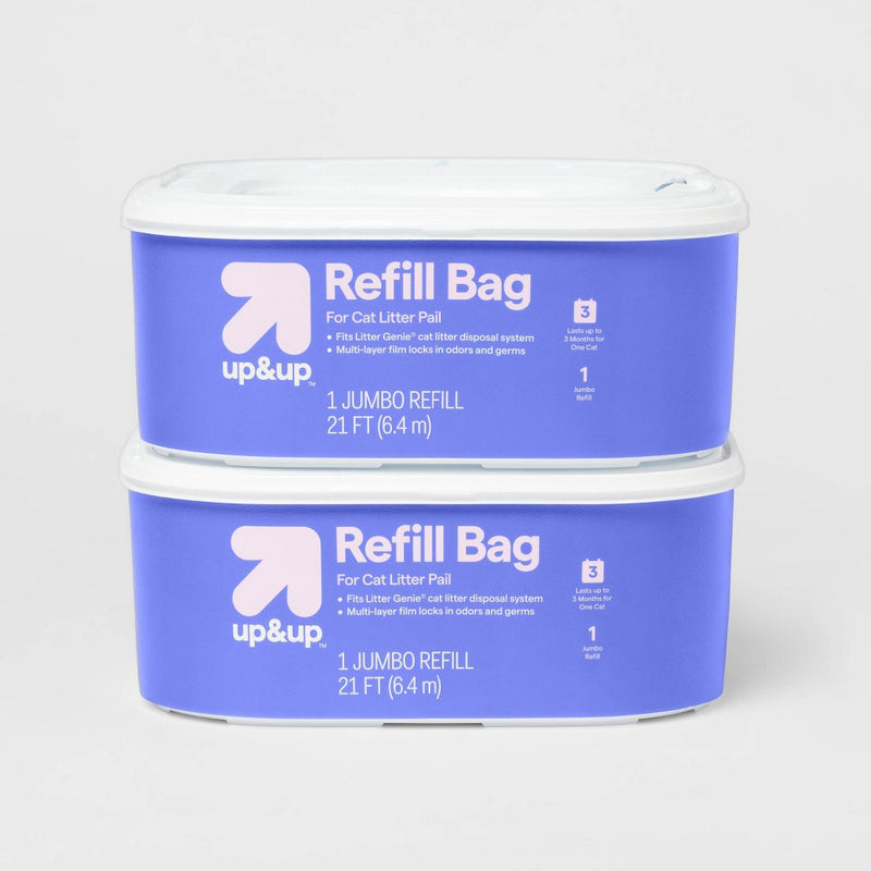 Litter Pail Refills Cat Waste - 2pk - up & up