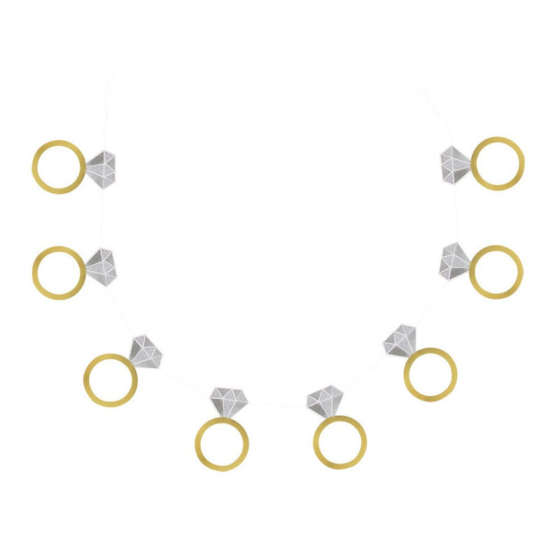 60" Engagement Ring Banner Gold - Spritz