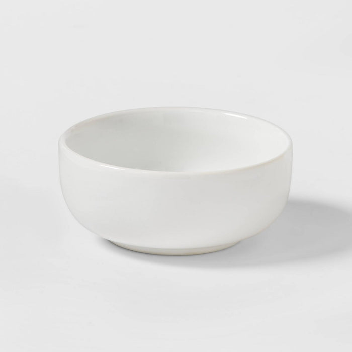 3oz Porcelain Dip Bowl White - Threshold