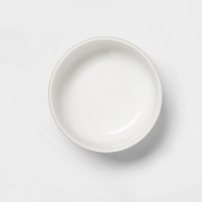 3oz Porcelain Dip Bowl White - Threshold