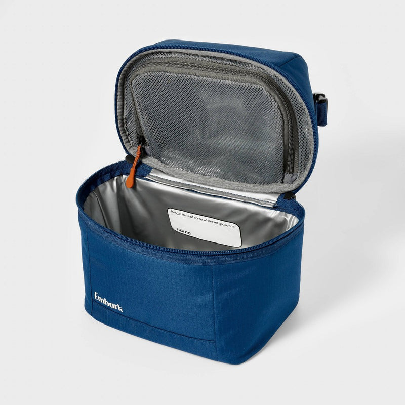 Dual-Compartment Lunch Bag Navy - Embark?