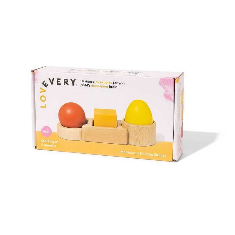 Lovevery Montessori Shapes - 6pc