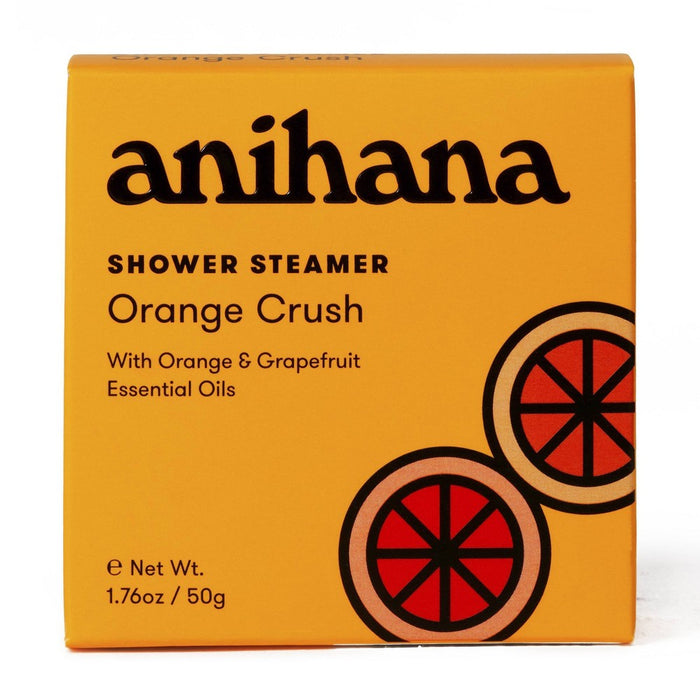 anihana Aromatherapy Essential Oil Orange Crush Grapefruit Shower Steamer - 1.76oz