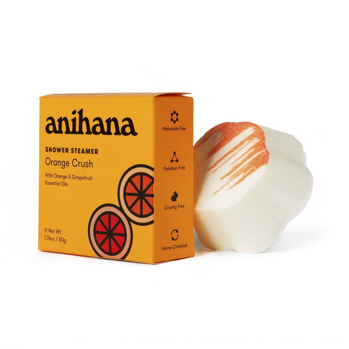 anihana Aromatherapy Essential Oil Orange Crush Grapefruit Shower Steamer - 1.76oz