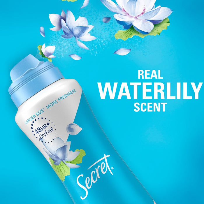 Secret Dry Spray Antiperspirant Deodorant - Waterlily and Argan Oil - 4.1oz