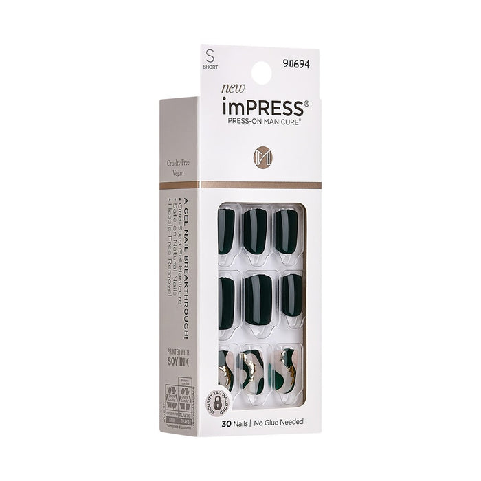 imPRESS Press-On Manicure Fake Nails - Time Lapse - 33ct