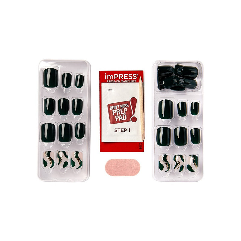imPRESS Press-On Manicure Fake Nails - Time Lapse - 33ct