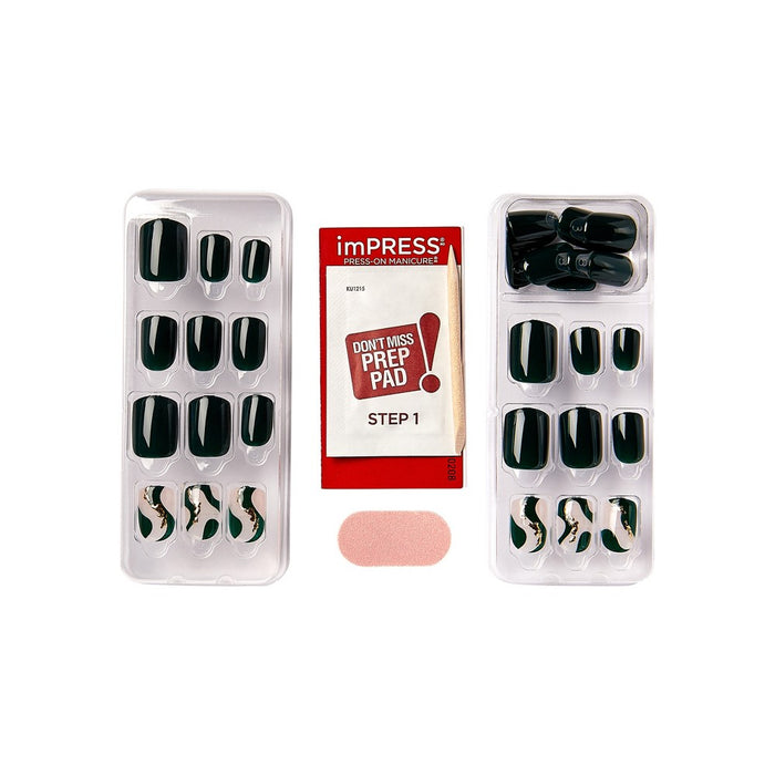 imPRESS Press-On Manicure Fake Nails - Time Lapse - 33ct