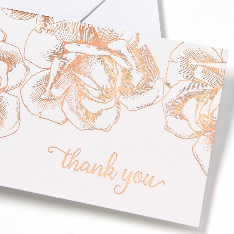 40ct Thank You Floral Note Cards
