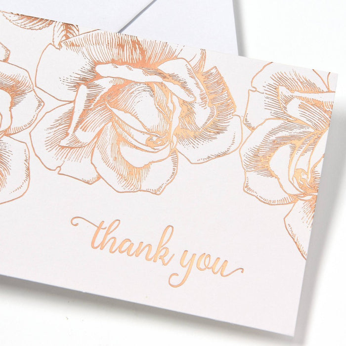 40ct Thank You Floral Note Cards