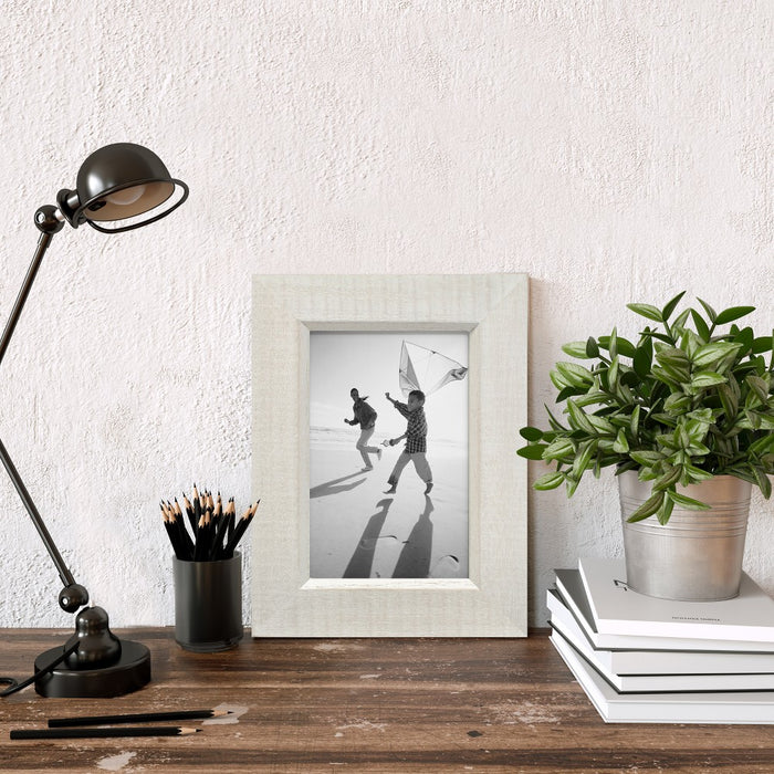 4" x 6" Frame Whitewashed Wood - Threshold