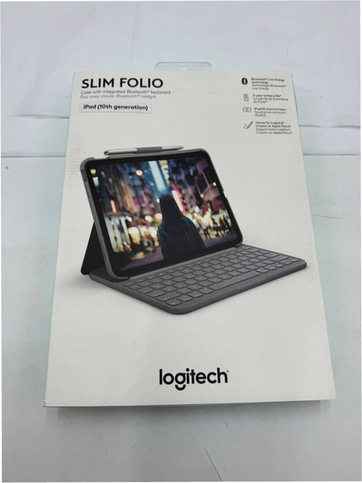 Slim Folio for iPad 10.9-inch (10th generation) - Oxford Gray