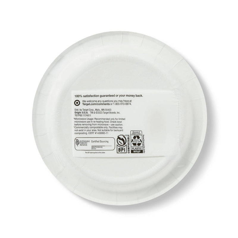 Disposable Plate 7" - Ditsy Floral - 60ct - up & up