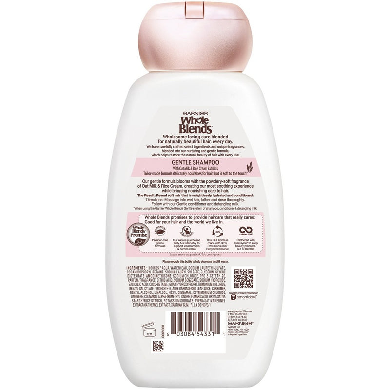 Garnier Whole Blends Gentle Hair Shampoo - 12.5 fl oz