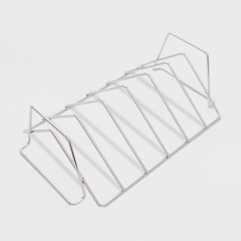 Char-Broil Grill Cookware Rib & Roast Rack - Silver