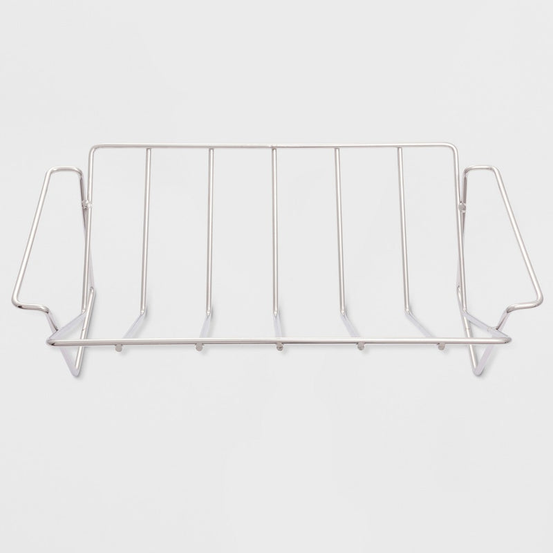 Char-Broil Grill Cookware Rib & Roast Rack - Silver