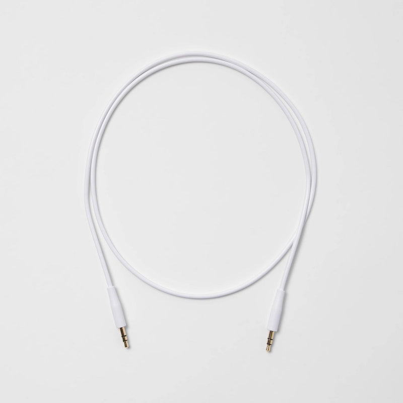 3' Audio Round Cable - heyday White