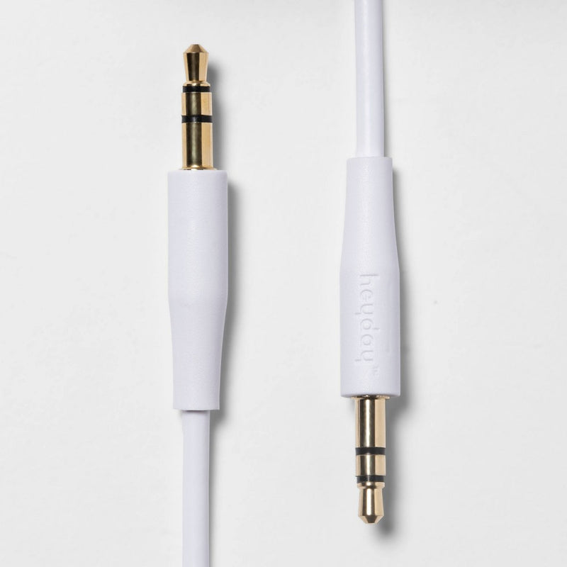 3' Audio Round Cable - heyday White