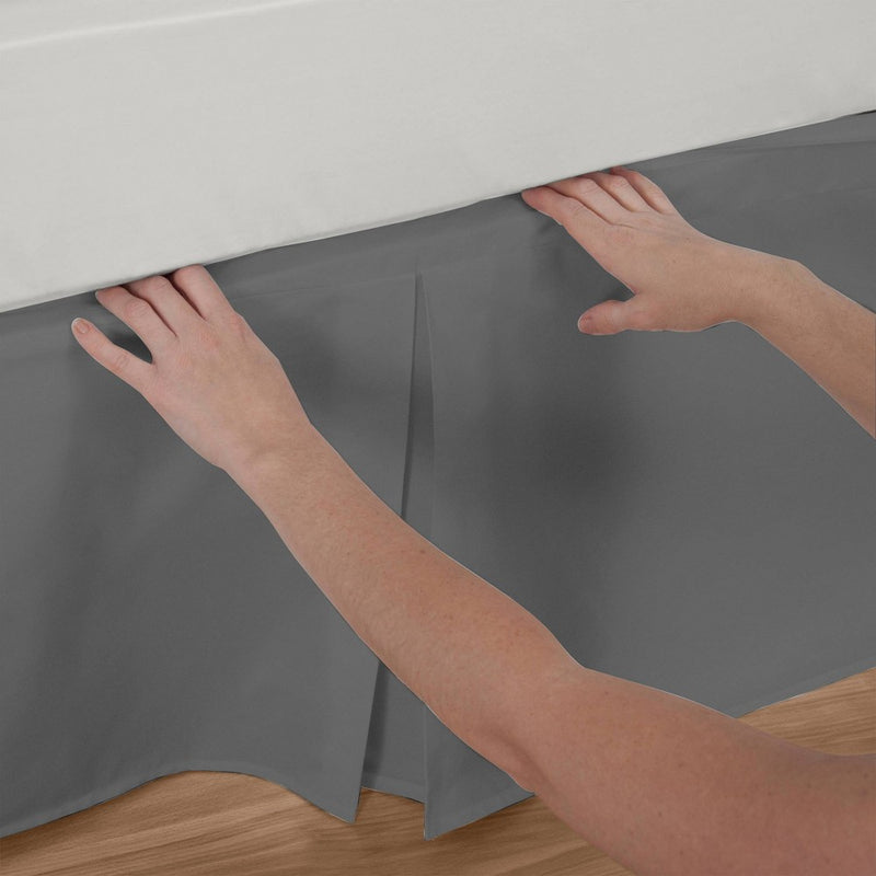 King Tailored Bedskirt Gray - Magic Skirt
