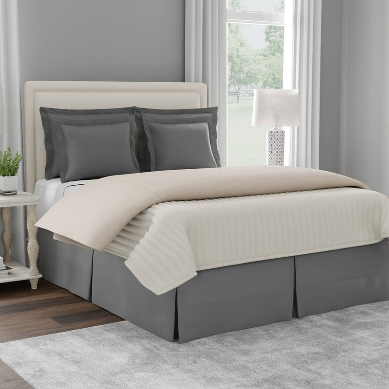 King Tailored Bedskirt Gray - Magic Skirt