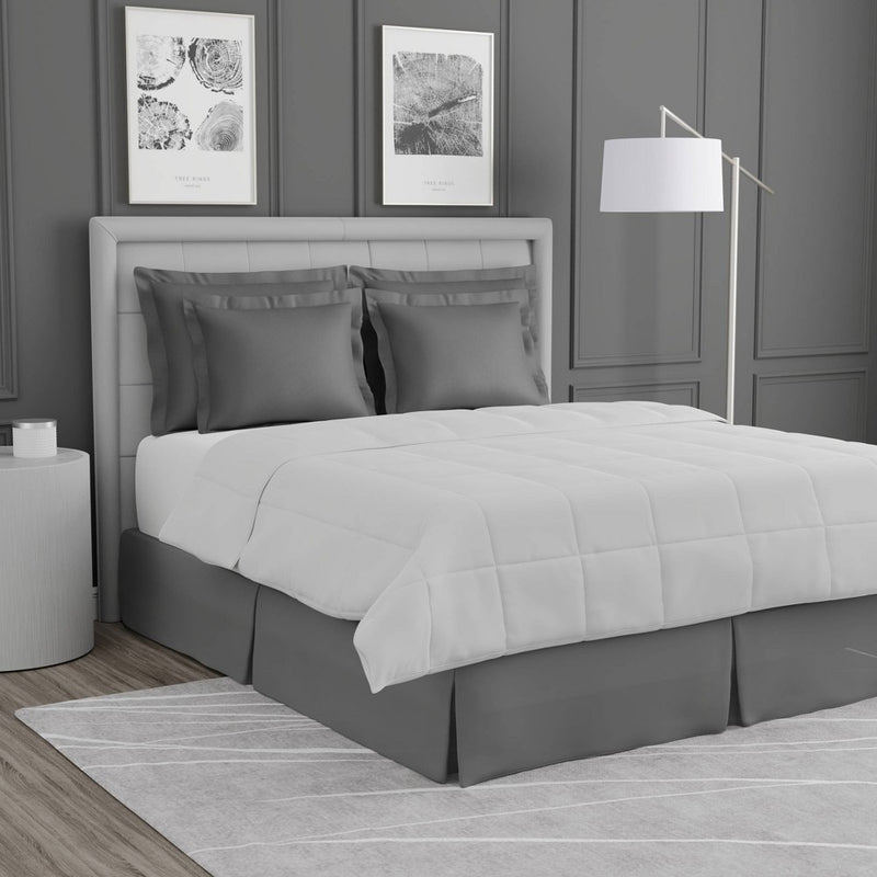 King Tailored Bedskirt Gray - Magic Skirt
