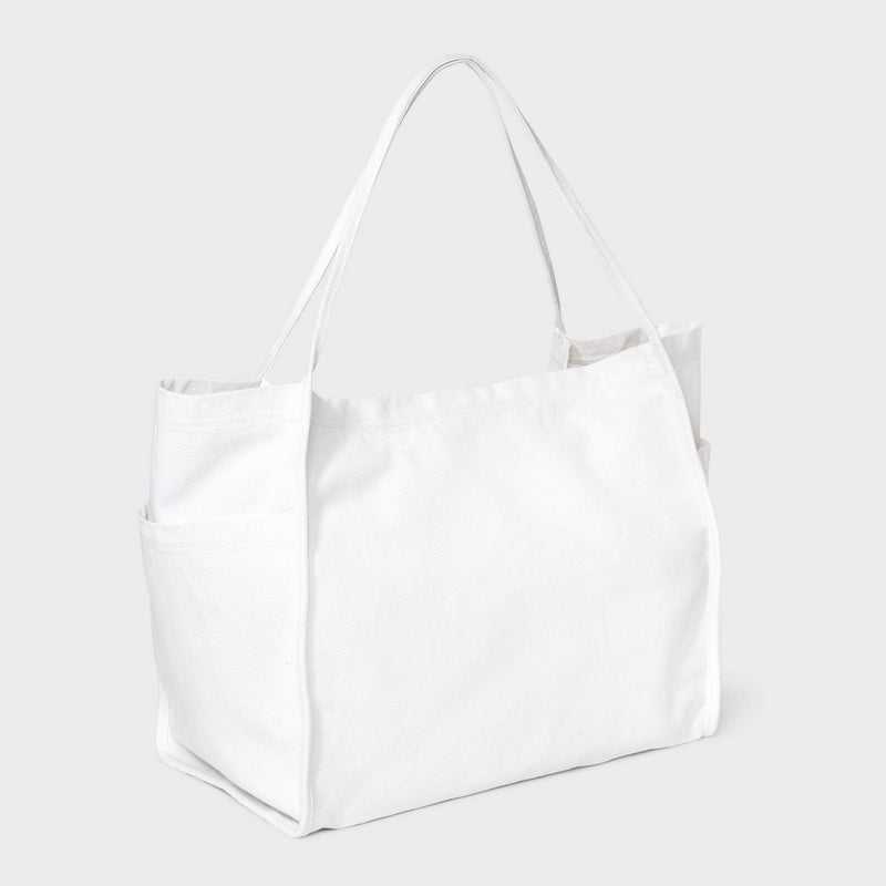 Large Tote Handbag - Wild Fable Cream Denim