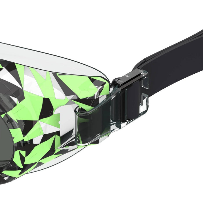 Speedo Jr Glide Print Swim Goggles - Lime/Black Geo